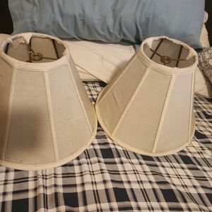 Beige Empire Lamp Shades